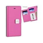 Motorola G Stylus 2021 [Infolio] luxurious synthetic PU leather 6 Card Slots Infolio, Pink