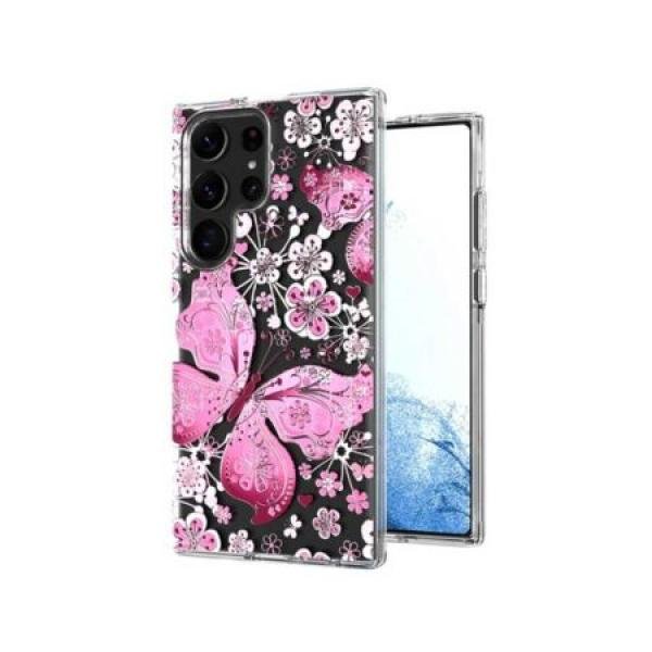 Galaxy S23 Ultra Hybrid Dazzling w/ Design, #065 (Retail Packaged)