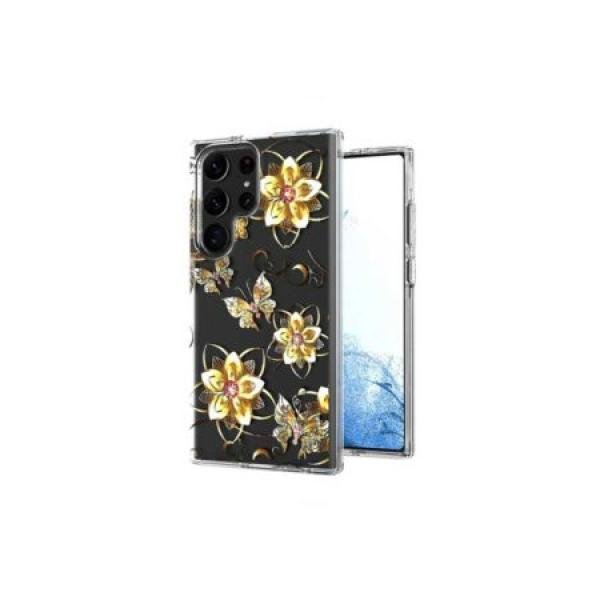 Galaxy S24 Ultra Hybrid Dazzling w/ Design, #070 (Retail Packaged)