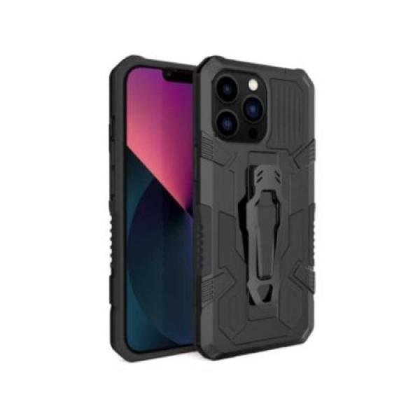iPhone 14 Pro Max 6.7 2022 Hybrid Case w/ Kick Stand and Metal Clip