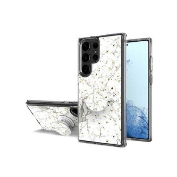 Galaxy S23 Ultra Premium Case with Pop Socket Image (Retail Packaged)