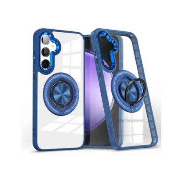 Galaxy S24 Magsafe Case w/ Rotate Ring Stand Blue