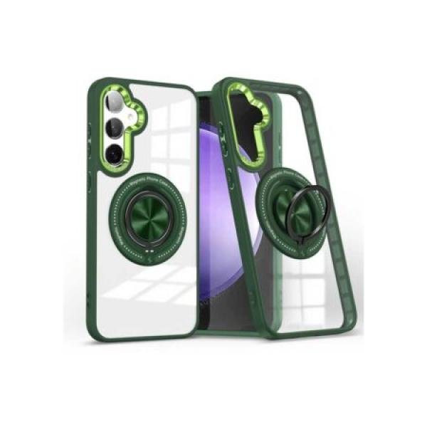 Galaxy S24 Plus Magsafe Case w/ Rotate Ring Stand Green