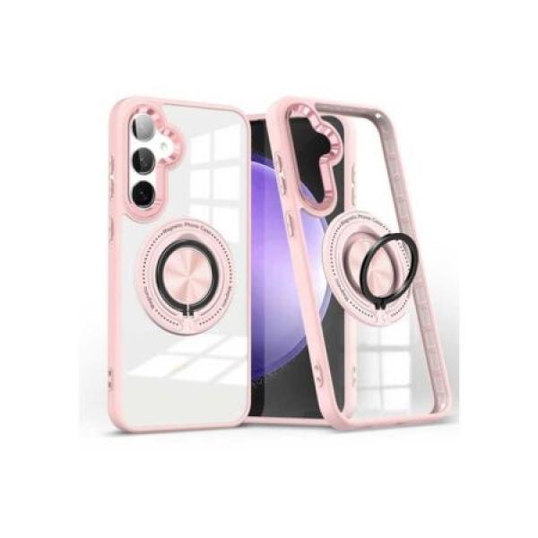 Galaxy S24 Plus Magsafe Case w/ Rotate Ring Stand Pink