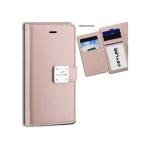 Galaxy S24 Plus luxurious synthetic PU leather 6 Card Slots Infolio, Rose Gold (Retail Packaged)