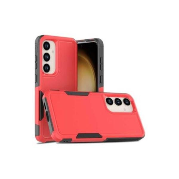 Galaxy S24 Plus Hybrid Dual Layer Case Red