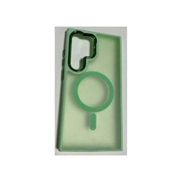 Galaxy S24 Ultra Translucent Case w/ Magsafe Green (Retail Packaged)