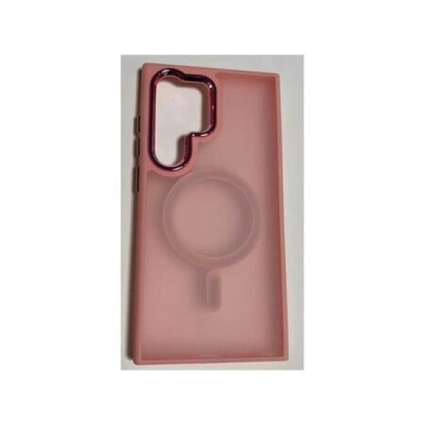 Galaxy S24 Ultra Translucent Case w/ Magsafe Pink (Retail Packaged)