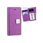 Galaxy S24 Ultra luxurious synthetic PU leather 6 Card Slots Infolio, Violet (Retail Packaged)