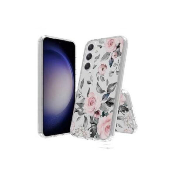 Galaxy S25 premium Hybrid Clear Case w/ Design #3 (Premium Package)