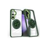 Galaxy S25 Magsafe Case w/ Rotate Ring Stand Green (Premium Package)