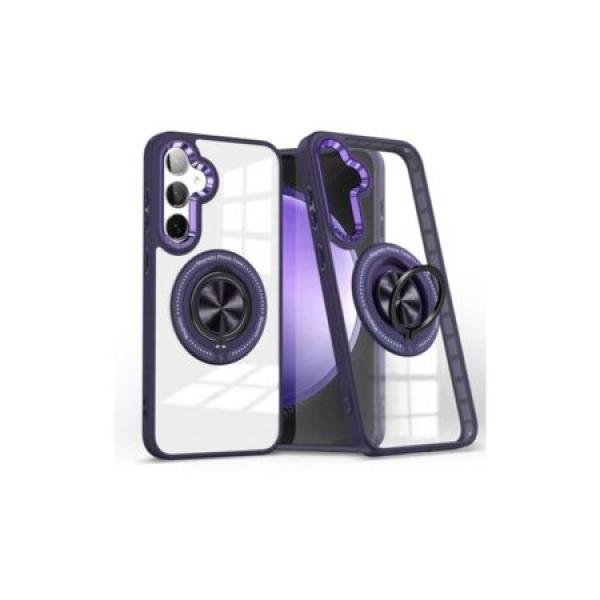 Galaxy S25 Magsafe Case w/ Rotate Ring Stand Purple (Premium Package)