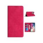 Galaxy S25 Premium Vegan Leather Magnetic Closure Wallet Hot Pink (Premium Package)